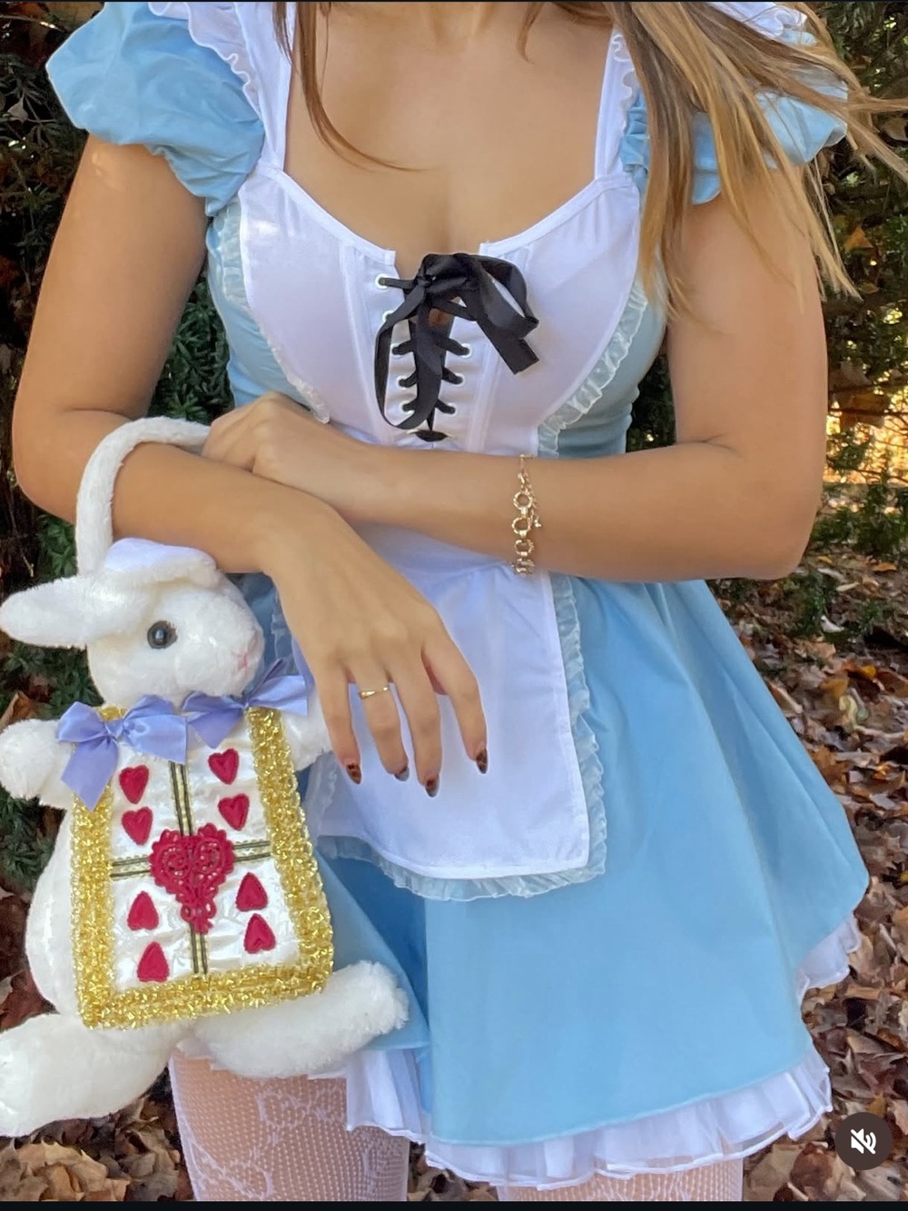 Leg Avenue Sexy Alice in Wonderland Costume Sz M